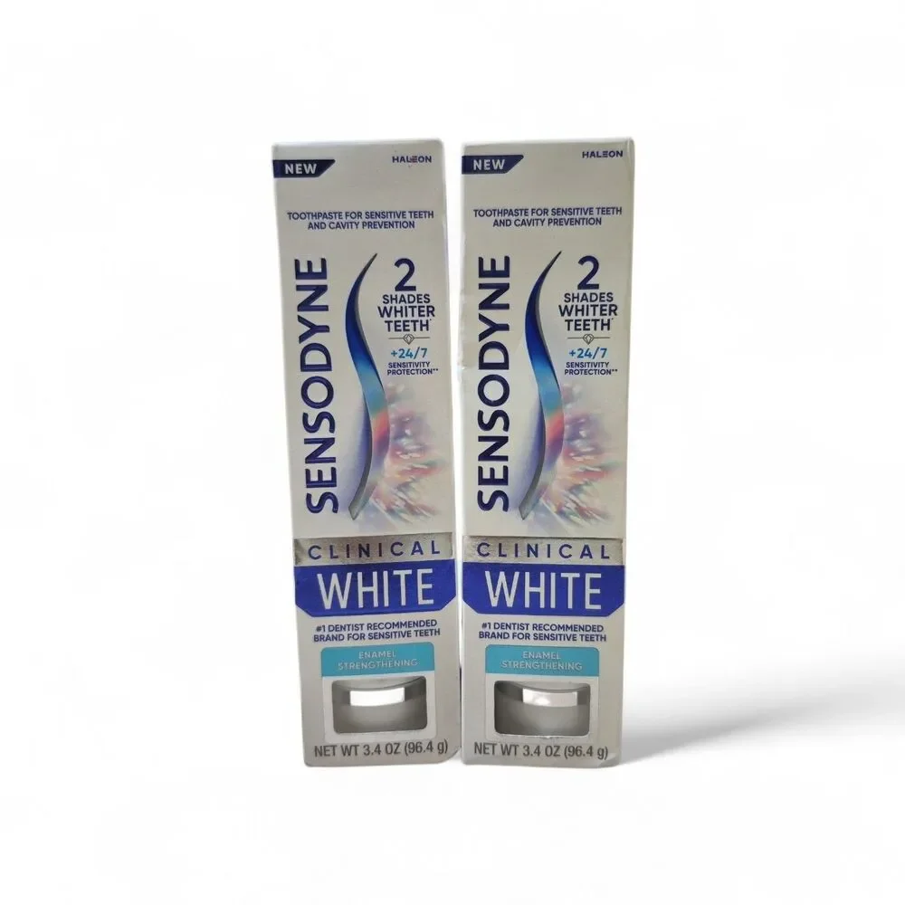 Sensodyne Clinical White Toothpaste for Sensitive Teeth 3.4 oz Free Shipping